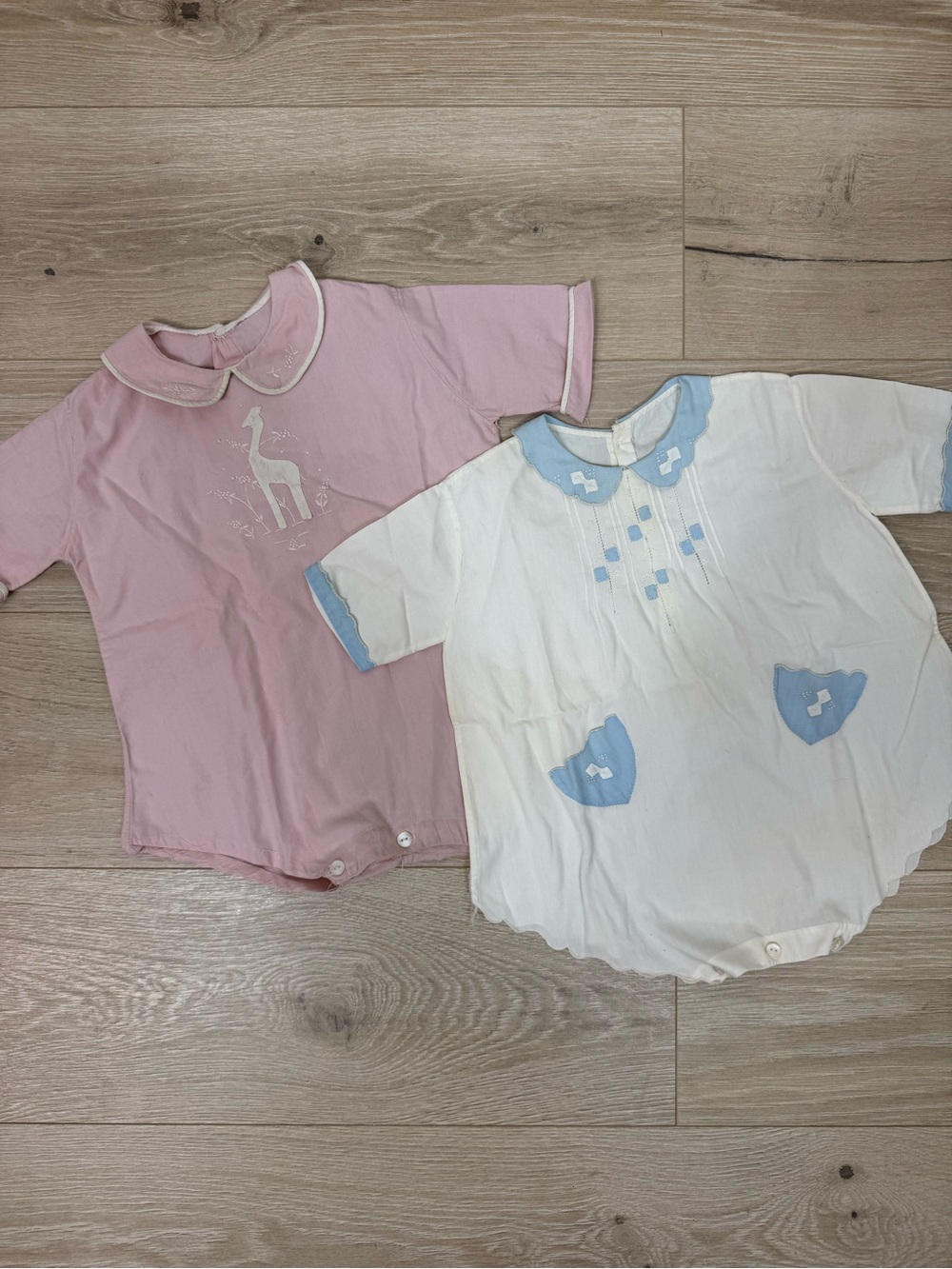 Handmade Antique Vintage Bubble Rompers